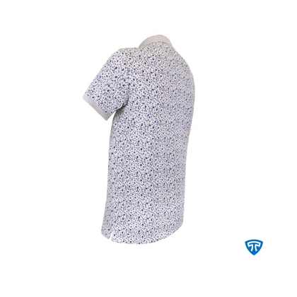 پولوشرت ضدتعریق مدل دیما طرح ملانژ آبی