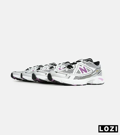 کفش کتانی مردانه و زنانه سفید مشکی بنفش NEW BALANCE 1064 V.2 مدل 6360