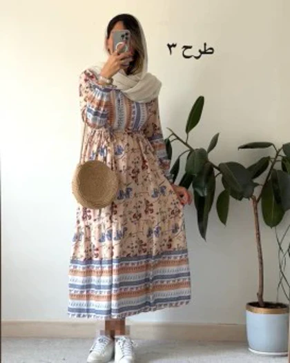 پیراهن ساحلی پروانه 1