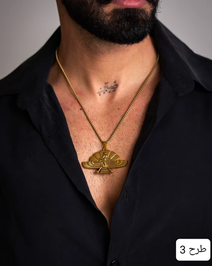 گردنبند پلاک دار_کد4818