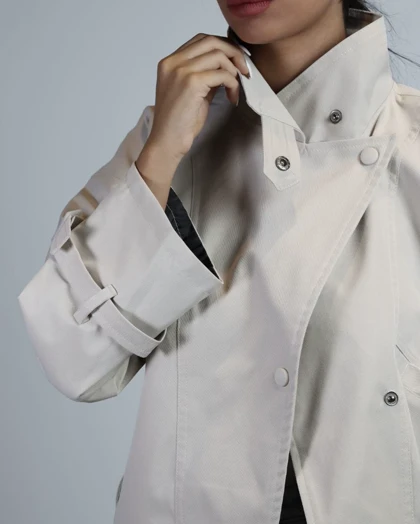 بارانی یقه دکمه   کد 600035