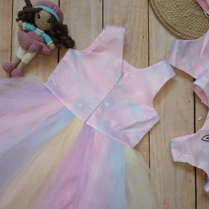 پیراهن مجلسی خارجی مدل تک شاخ تل تک شاخ