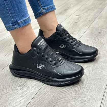 کتانی اسپرت زنانه مدل اسکیچرز SKECHERS رنگ مشکی