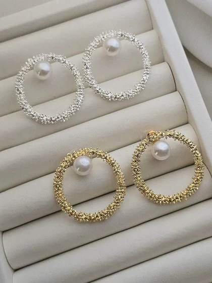 گوشواره خاویاری مروارید