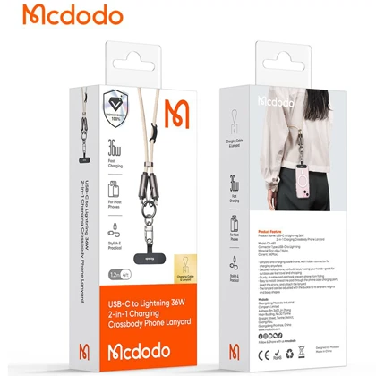 کابل USB-C به لایتنینگ 36 وات مک دودو Mcdodo مدل CA-682 طول 1.2 متر