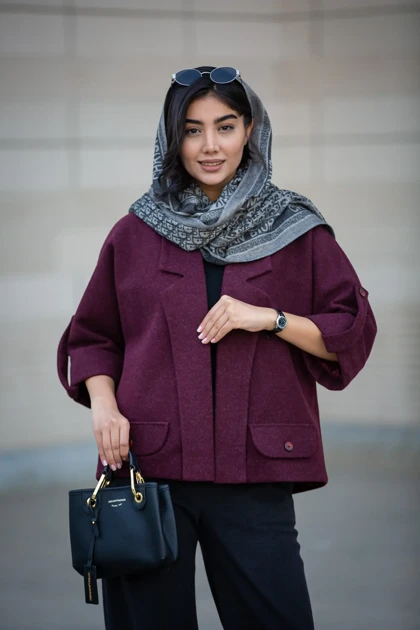 پالتو فوتر یقه دالی نقاب دار