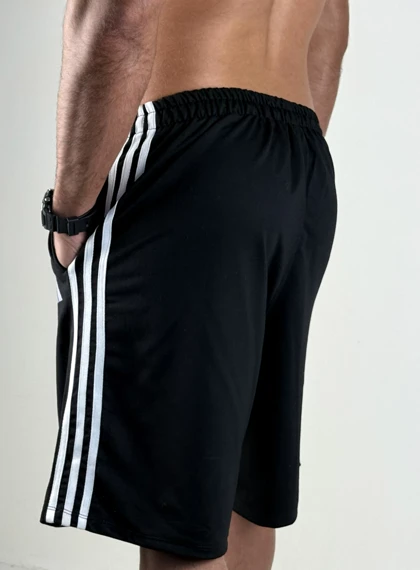 شلوارک طرح ADIDAS بگ مشکی