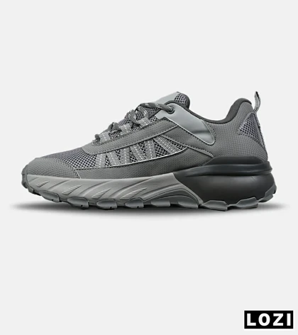 کفش کتانی طبی ورزشی طوسی SKECHERS max protect مدل 8558