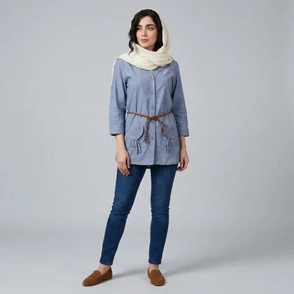 مانتو زنانه نخی ترک