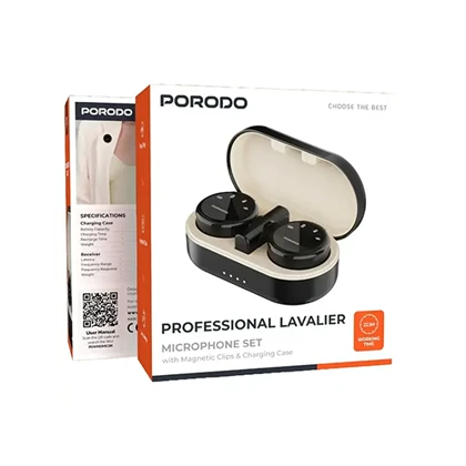 میکروفون یقه ای پرودو مدل PORODO PROFESSIONAL LAVALIER PDWMDMIC