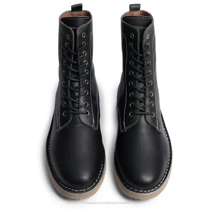 بوت پارتیزان گازولین مشکی شبرو - GAAZOLIN Partisan Boots Night Ranger W