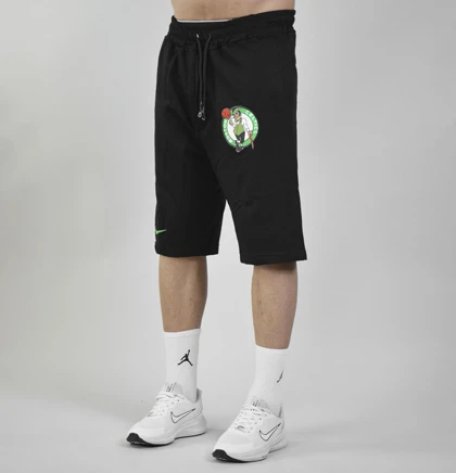 ست تیشرت و شلوارک اسپرت بوستون سلتیکس مدل SPL-4A0013 مشکی