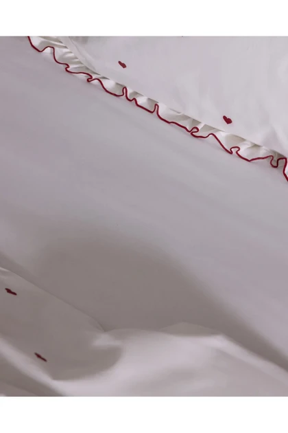 سرویس روتختی دو نفره Madame Coco مدل Eternel پنبه - سفید