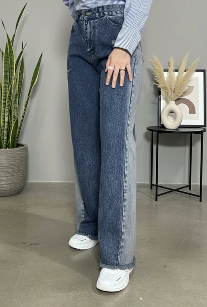 شلوار جین شافل بگ