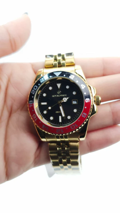 ساعت مردانه رویال فورس RoyalForce RF0209M با موتور کوارتز و طرح رولکس