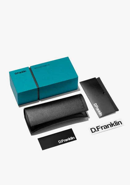 عینک آفتابی دی فرانکلین مدل D.franklin Roller Round V2 Tortoise / Smoky Green