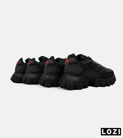 کفش کتانی مردانه مشکی Prada