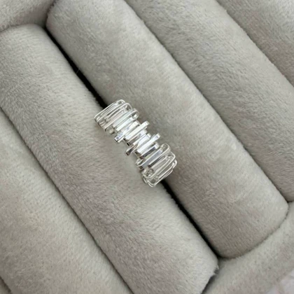 انگشتر پیانویی در دو رنگ