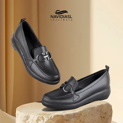 کفش زنانه طبی چرم کد 2038009