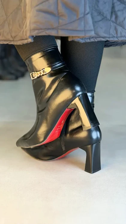 435 - بوت کوتاه بغل زنجیری435