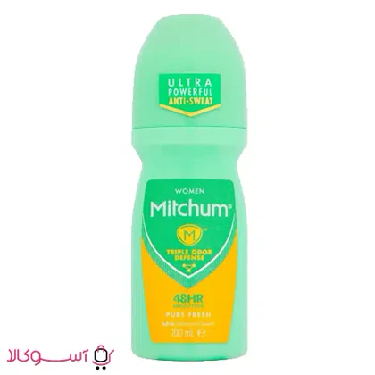 مام رول ضد تعریق زنانه میچام مدل pure fresh حجم 100 میل