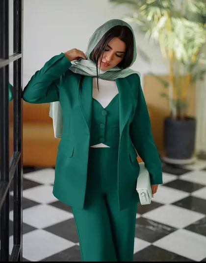 کت شلوار جلیقه نیایش کد 82071