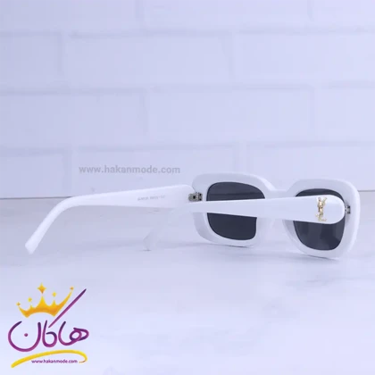 عینک آفتابی زنانه سنت لورنت فریم مستطیل سفید SLM 130/1