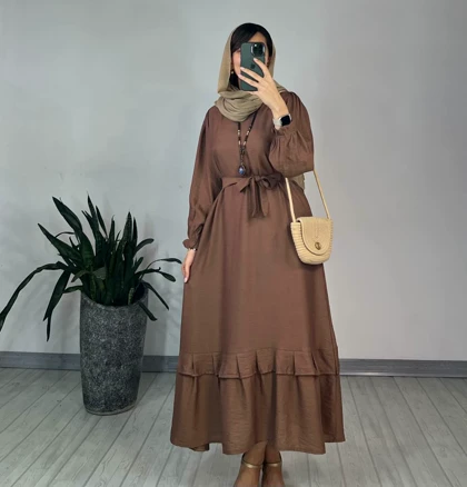 پیراهن مانتویی دل آرا 5