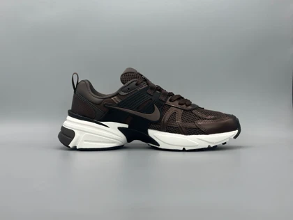 کتانی نایکی وی 2 کی ران قهوه ای سفید/Nike v2k