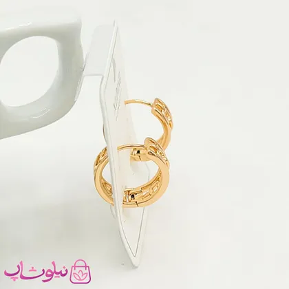 گوشواره حلقه‌ای ژوپینگ مدل پورتوفینو