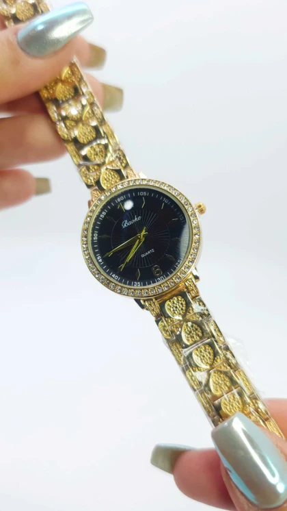 ساعت مچی زنانه باوک Baoke نگین‌دار با موتور کوارتز