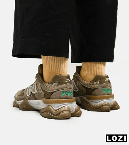 کفش کتانی مردانه قهوه ای زیتونی NEW BALANCE 9060
