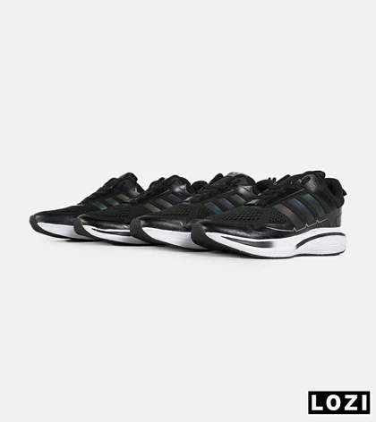 کفش کتانی مردانه و زنانه مشکی سفید ADIDAS BONCE