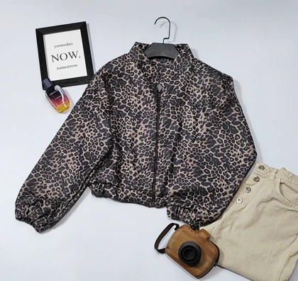 بامبر جکت پلنگی کد 40209