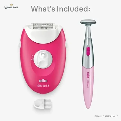 اپیلاتور و تریمر براون مدل BRAUN SE3-202