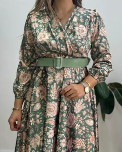 پیراهن مزونی ساتن 2