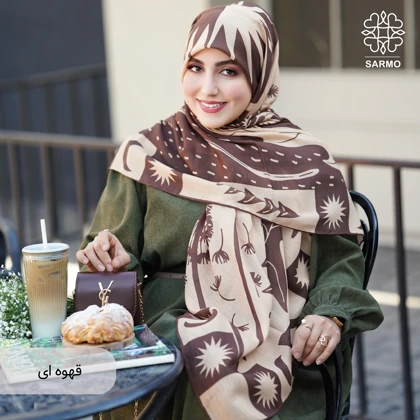 روسری نخ پنبه قاصدک