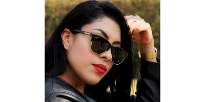 عینک آفتابی هاکرز مدل Diamond Black Dark Classic Tr18