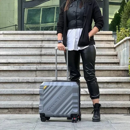 چمدان خلبانی گرین تراول مدل GREEN TRAVEL - GT5592 (زیپ دوبل)
