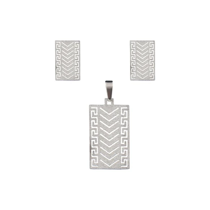 نیم ست بدون زنجیر مدل استیل