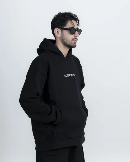 هودی مدل CAMO مشکی برند بورن ریچ bornrich