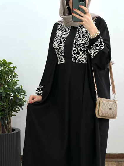 عبای بلند سوزندوزی اسرا 6