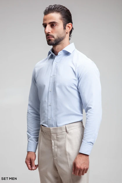 پیراهن مردانه آستین بلند آکسفورد