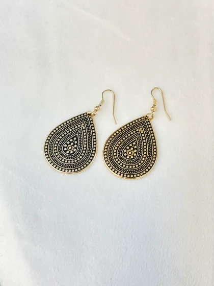 گوشواره وینتیج طلایی