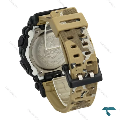 ساعت مردانه جیشاک GA-900 مردانه مشکی بند چریکی Gshock-7935-G