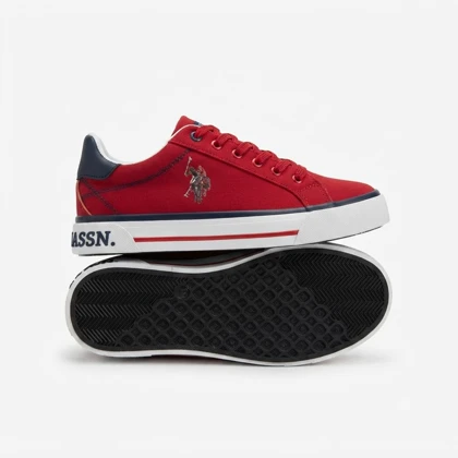 کفش کتانی ونس مدل U.S.POLO ASSN قرمز کد 295798