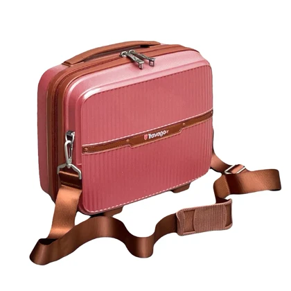 چمدان نشکن تراولگو مدل TRAVEL GO - TV7575 TRIP TIME SERIES سری 4 عددی ( به همراه چمدان آرایشی هدیه )