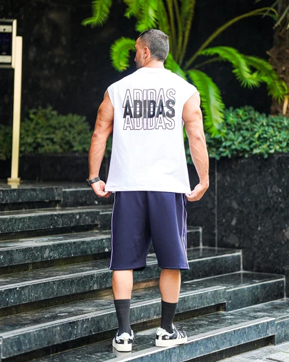 رکابی ورزشی وست ADIDAS سفید