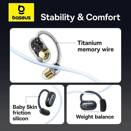هدفون بلوتوثی بیسوس مدل Eli Sport 1 Open-Ear
