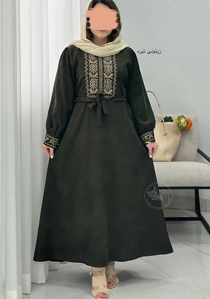 پیراهن مانتویی آذر